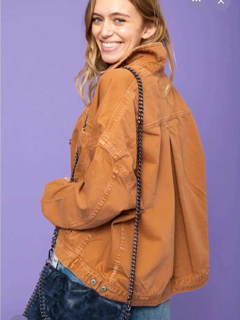 We The Free Opal Swing Denim Jacket - Picture 2 of 6